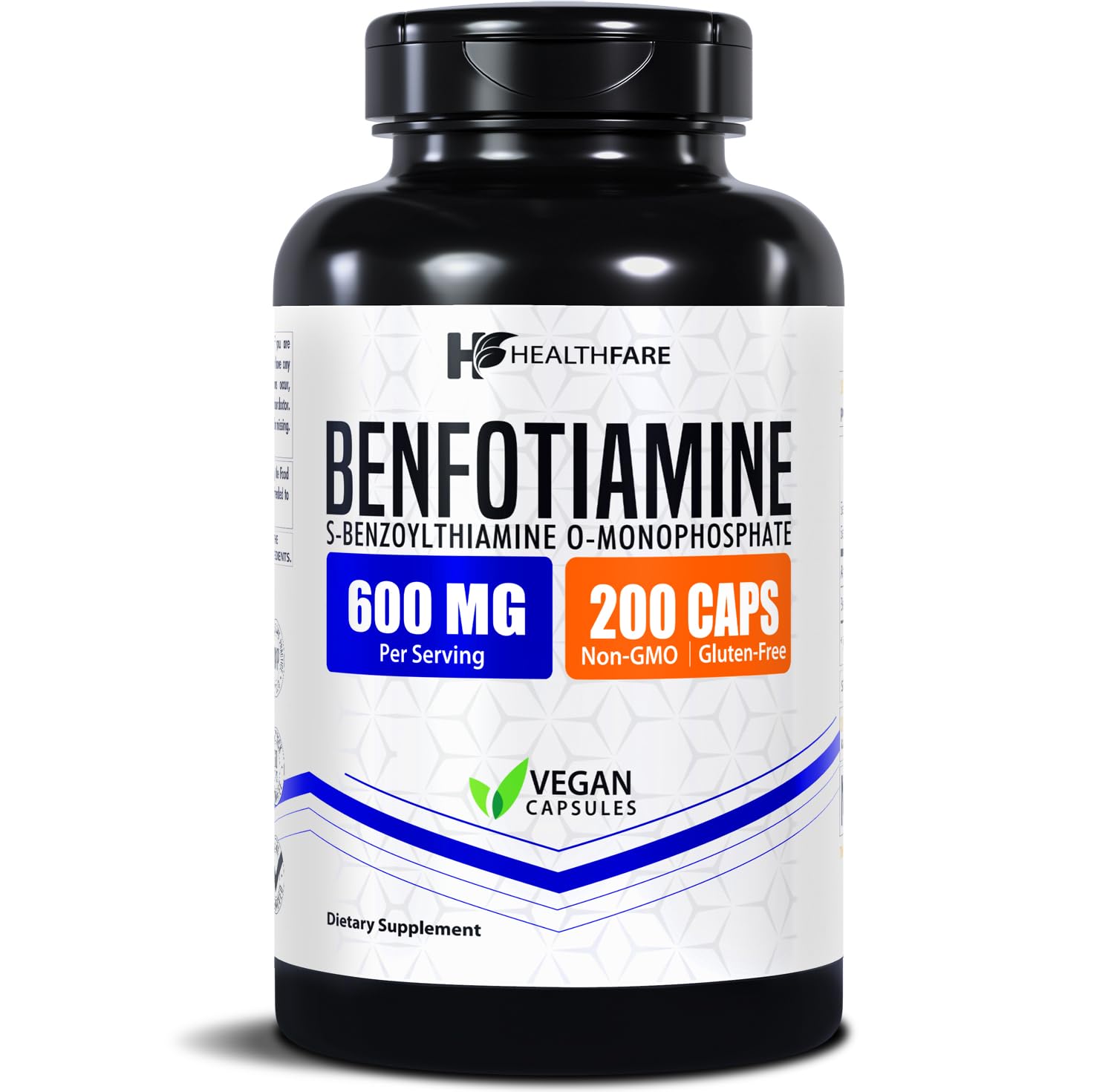 Healthfare Benfotiamine 600mg Capsule, 200 Count