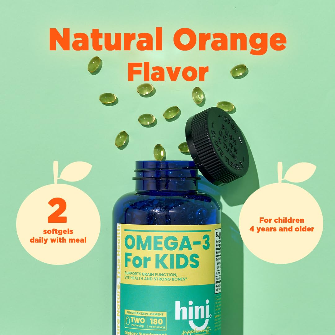 HINI Omega-3 for Kids Capsule 180 Count