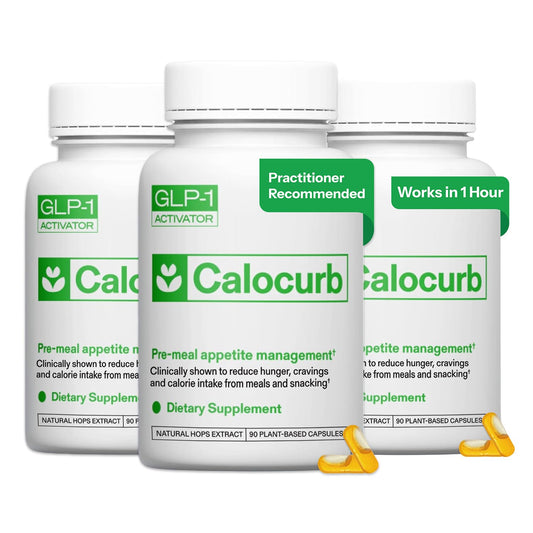 Calocurb Calorie Control Supplement 6X Natural GLP-1, 270 Capsules