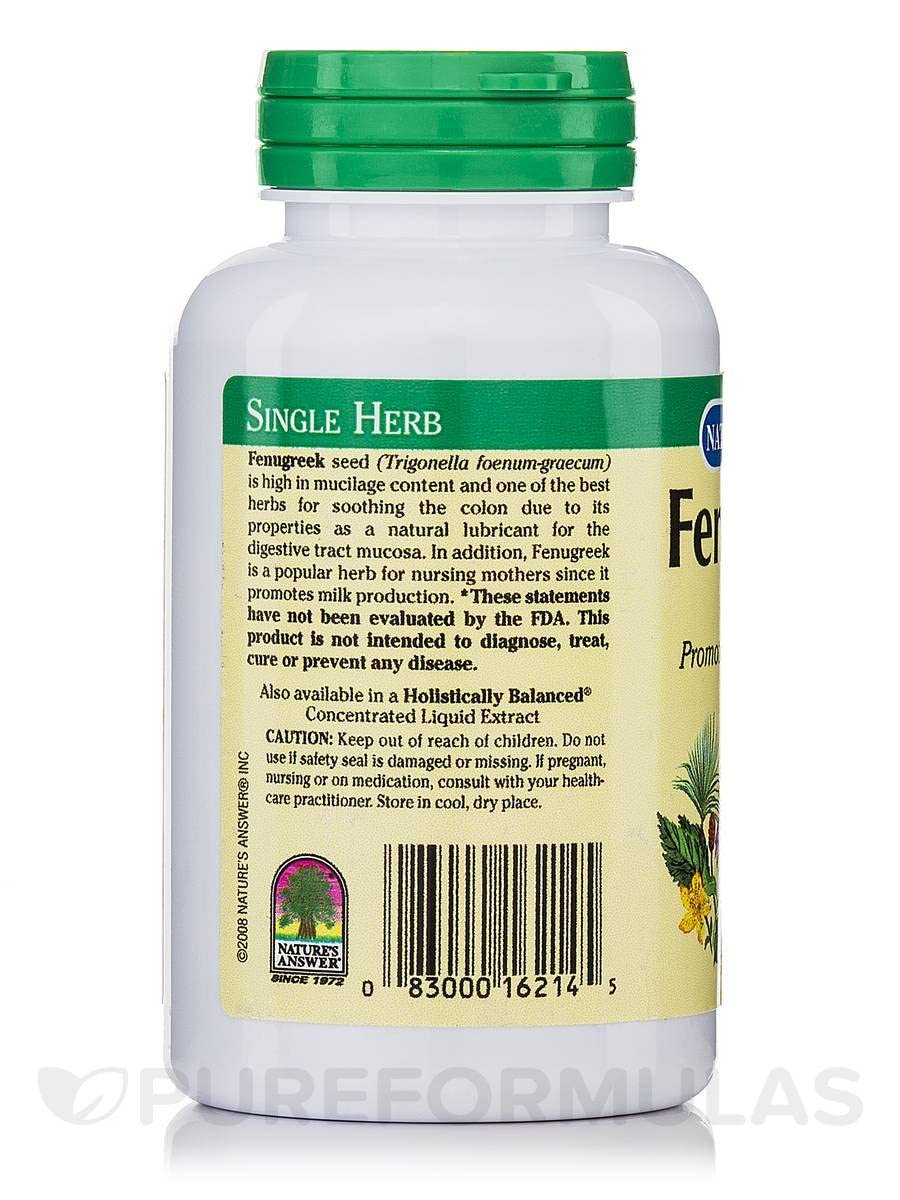 Nature's Answer Fenugreek Seed Capsules 90 Count