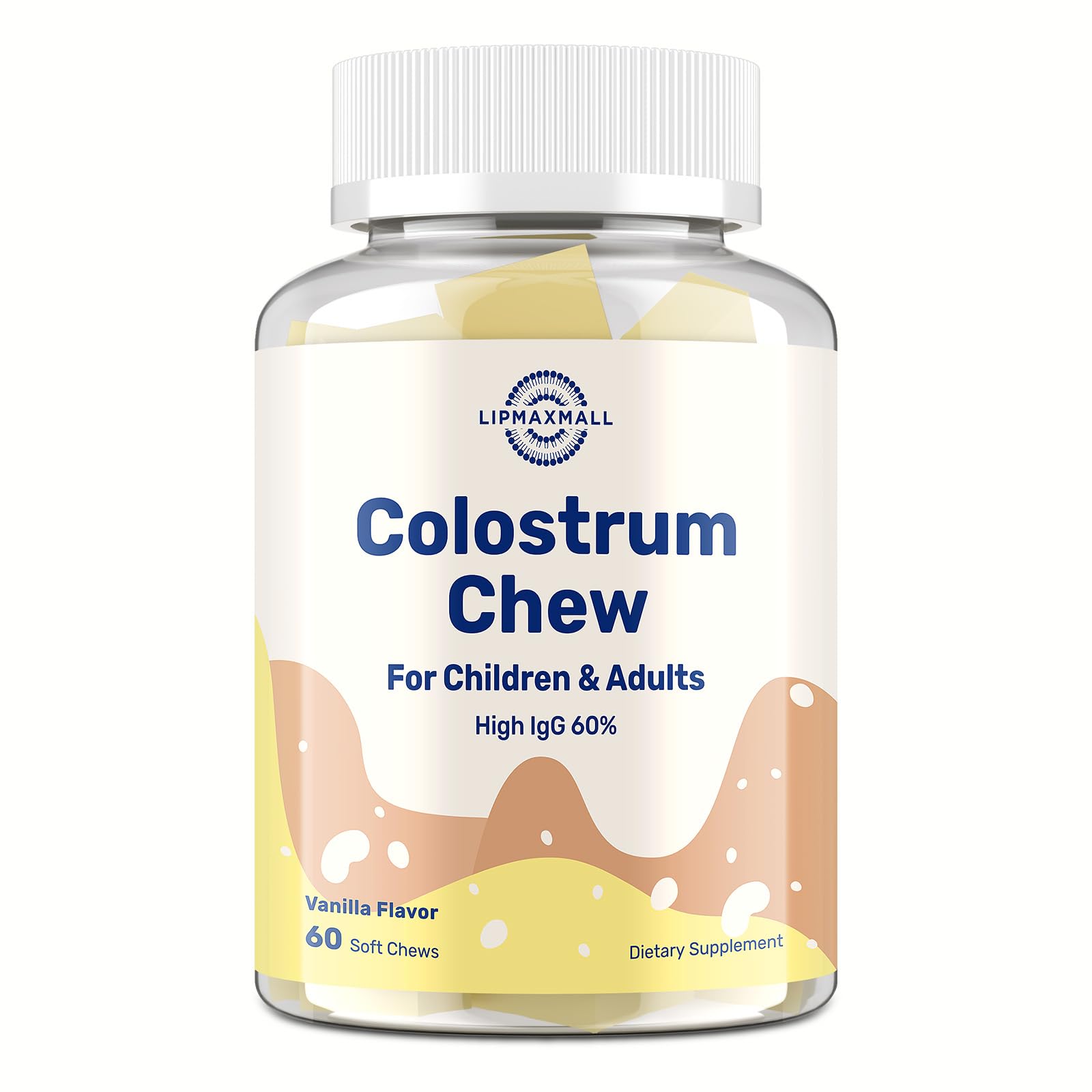 lipmaxmall Bovine Colostrum Chewable 60 Count