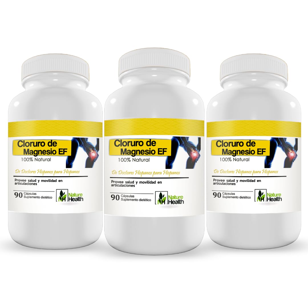 Nature Health Magnesium Chloride Capsules 90 Count