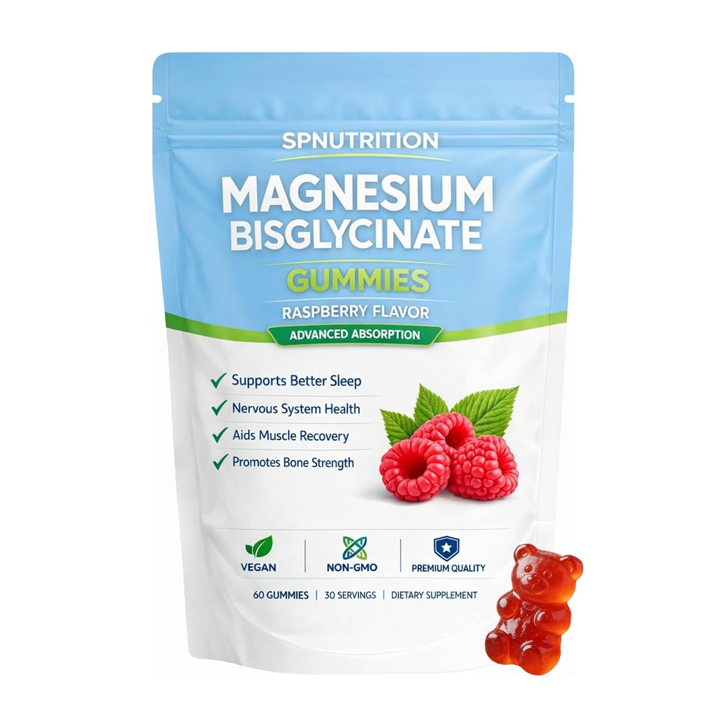 Arctic Purge Magnesium Bisglycinate Gummies, 60 Gummies
