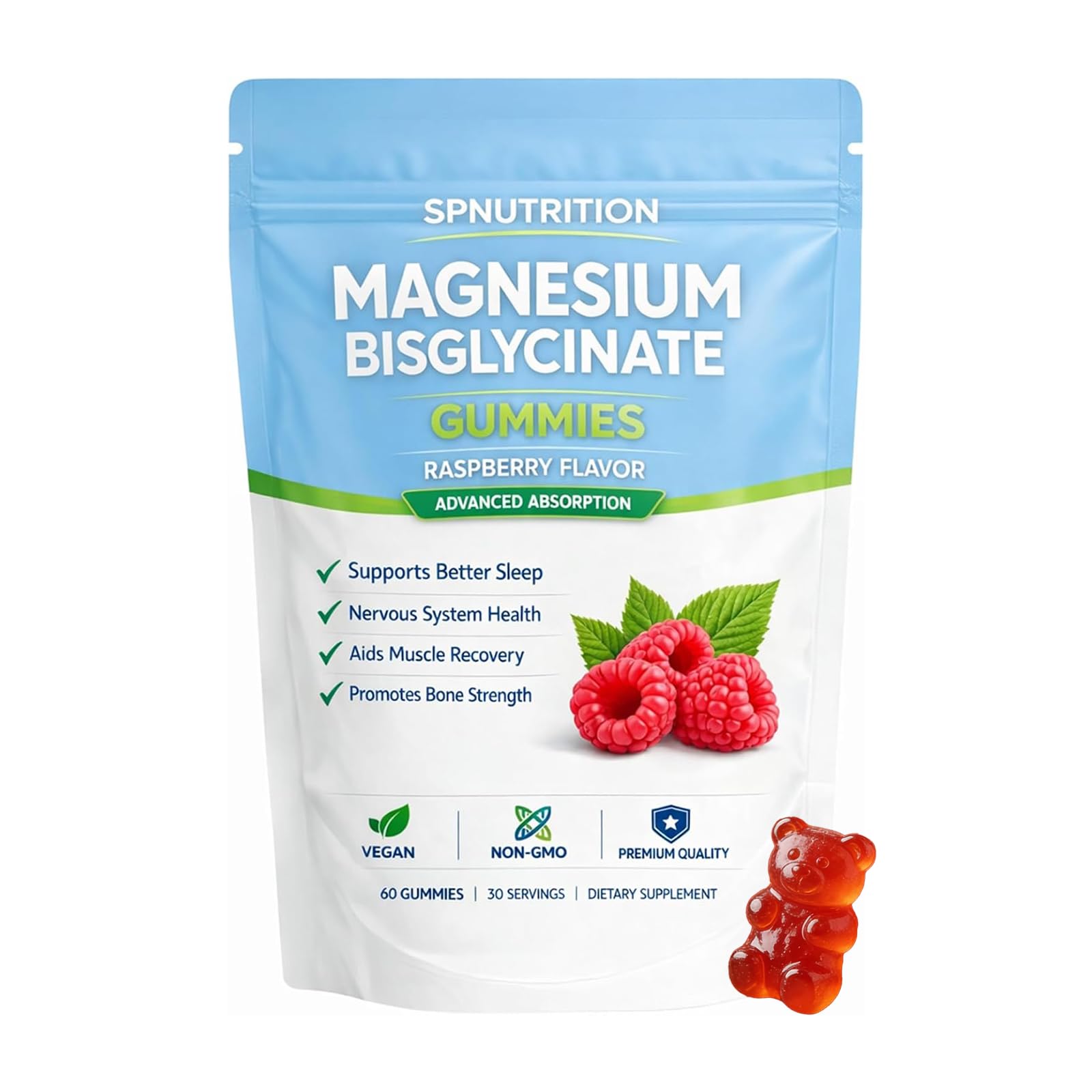 Arctic Purge Magnesium Bisglycinate Gummies, 60 Gummies