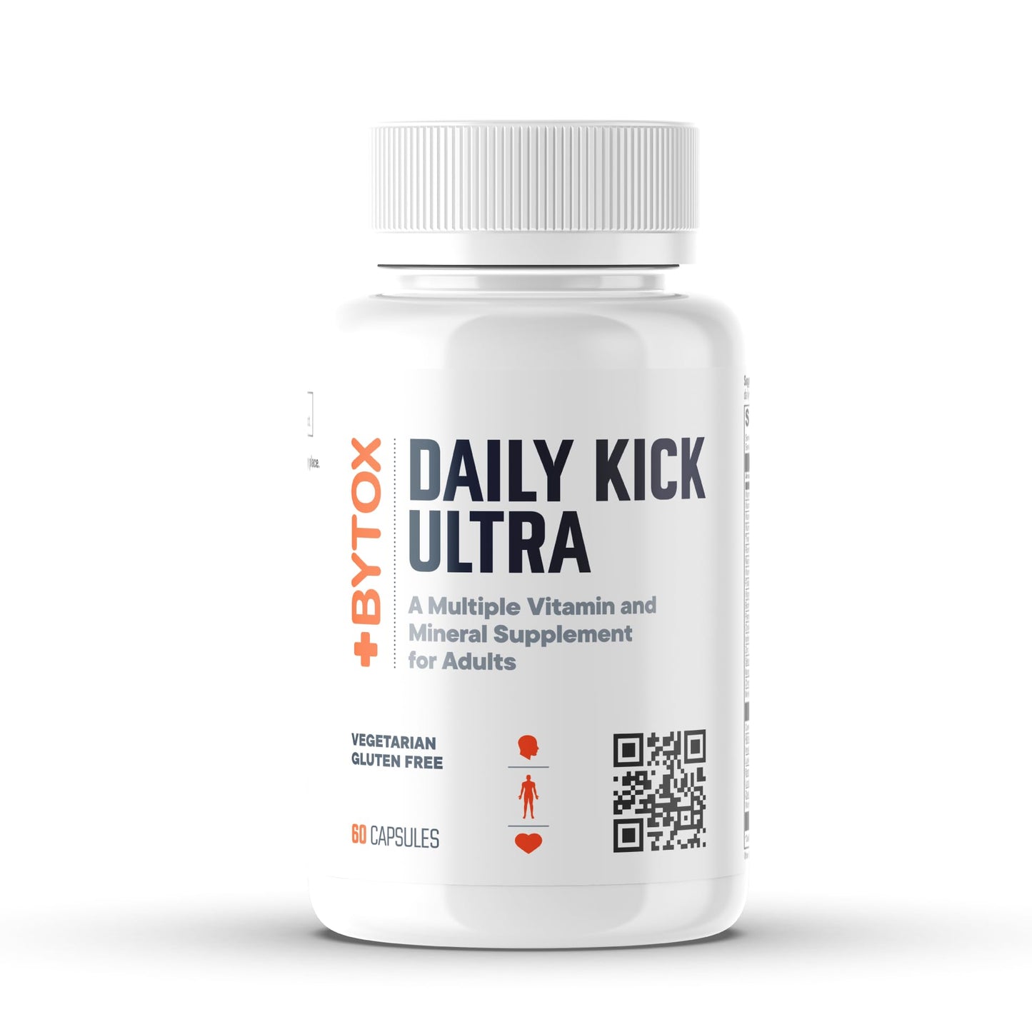 Bytox Daily Vitamin Multivitamin for Adults, 60 Capsules