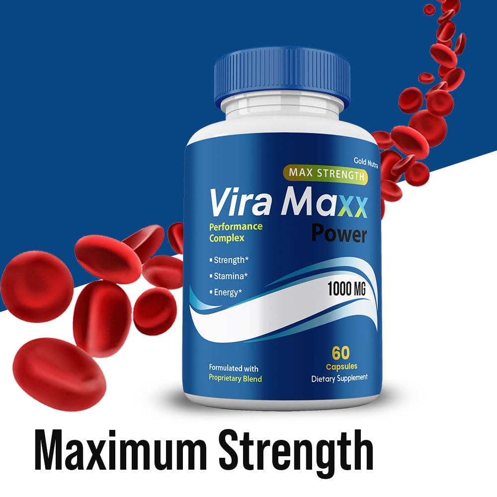 Gold Nutra Vira Maxx Power Capsules 3 Count