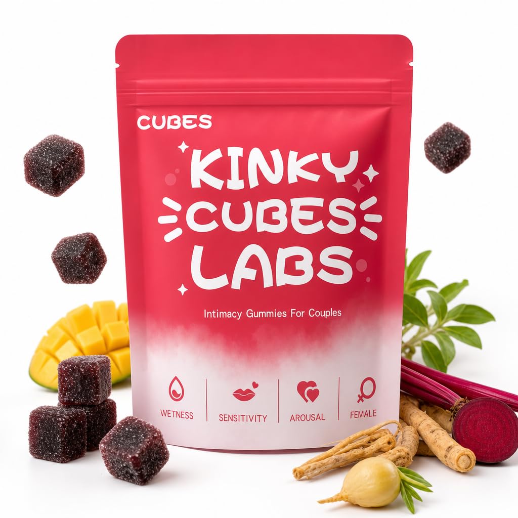 Kinky Cubes Labs Kinky Cubes Gummies Hot Mango Flavor 30 Count