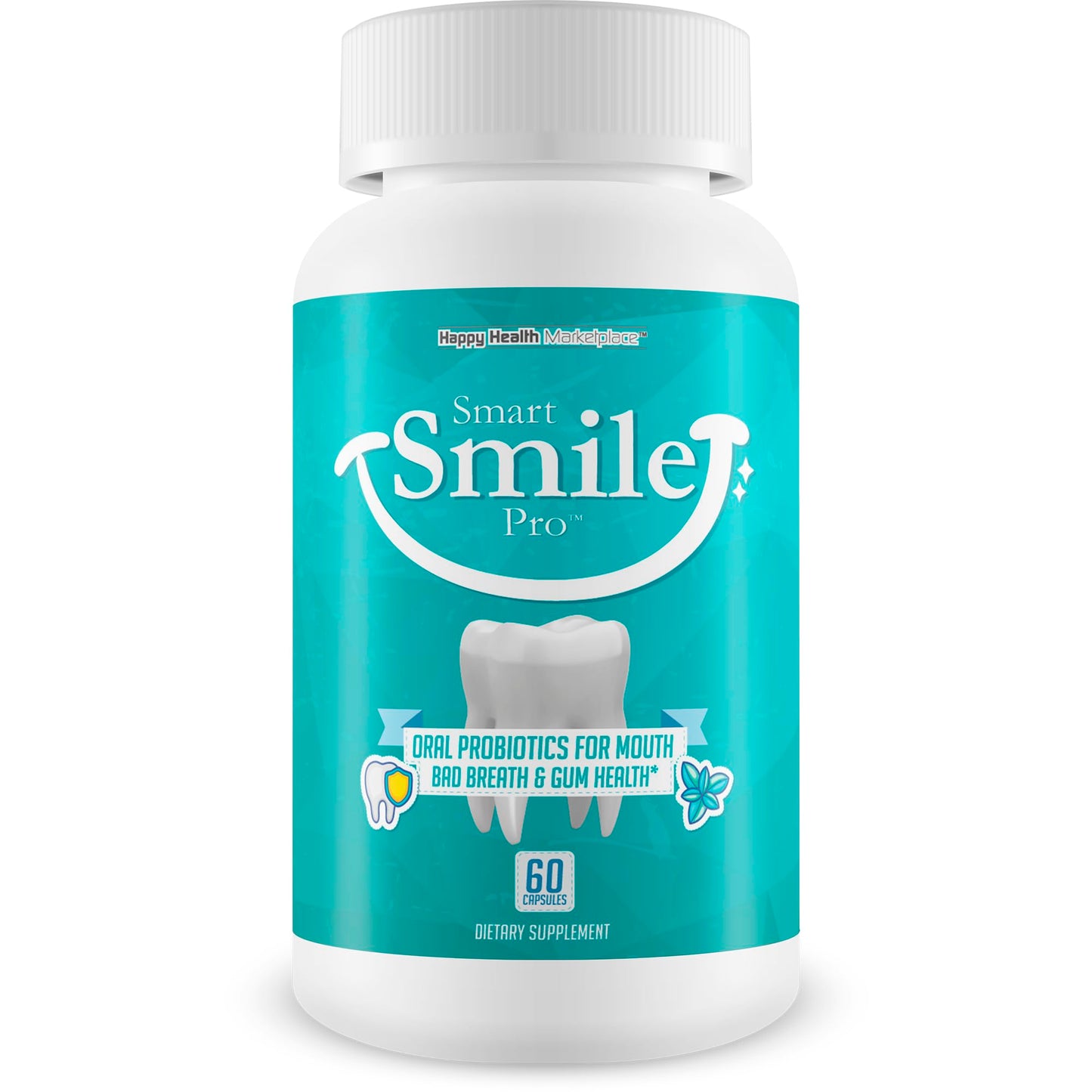 Happy Health Marketplace Smart Smile Pro Capsule, 60 Count