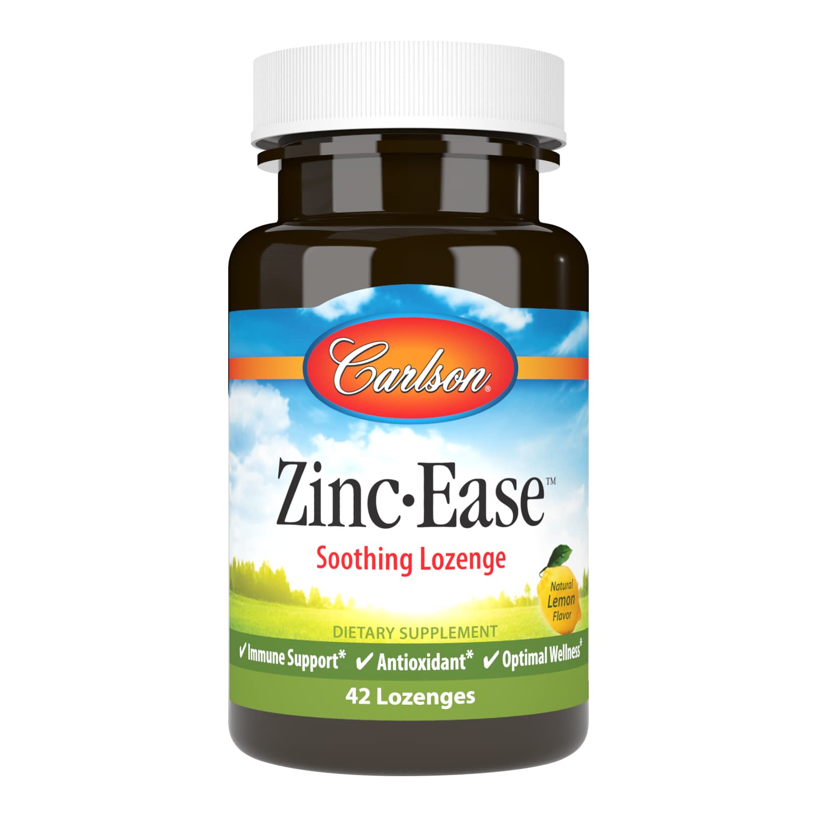 Carlson Zinc-Ease Lozenges, 42 Count