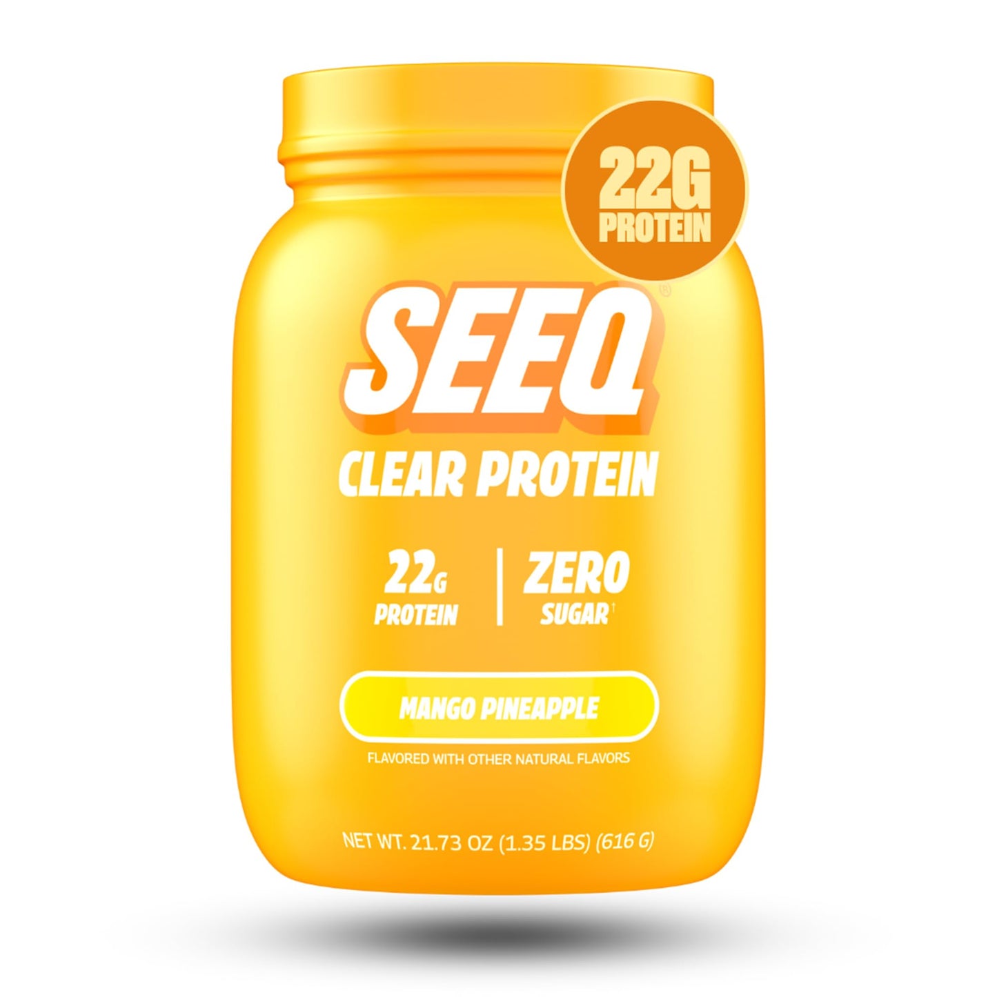 SEEQ Clear Protein Powder Mango Pineapple - 22 Servings