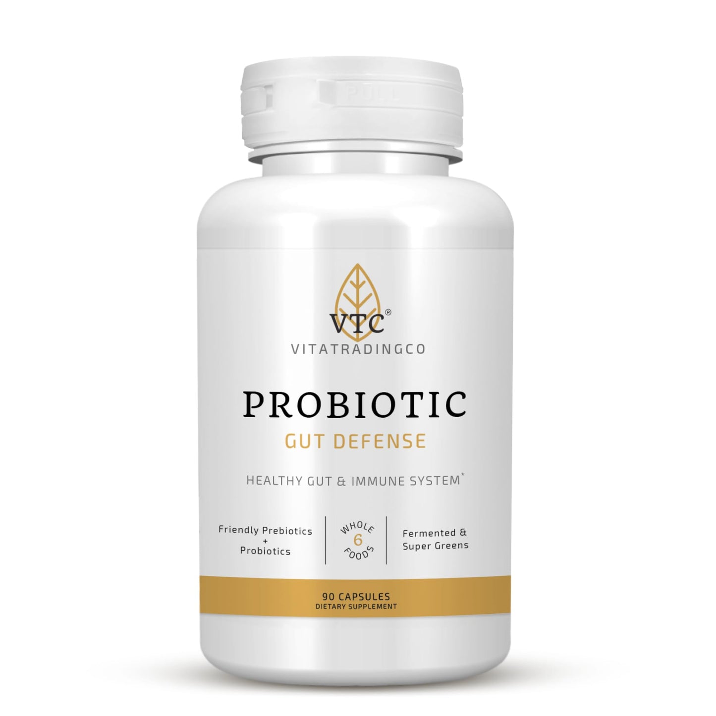 VTC VitaTradingCo. Probiotic Gut Defense Capsules, 90 Count