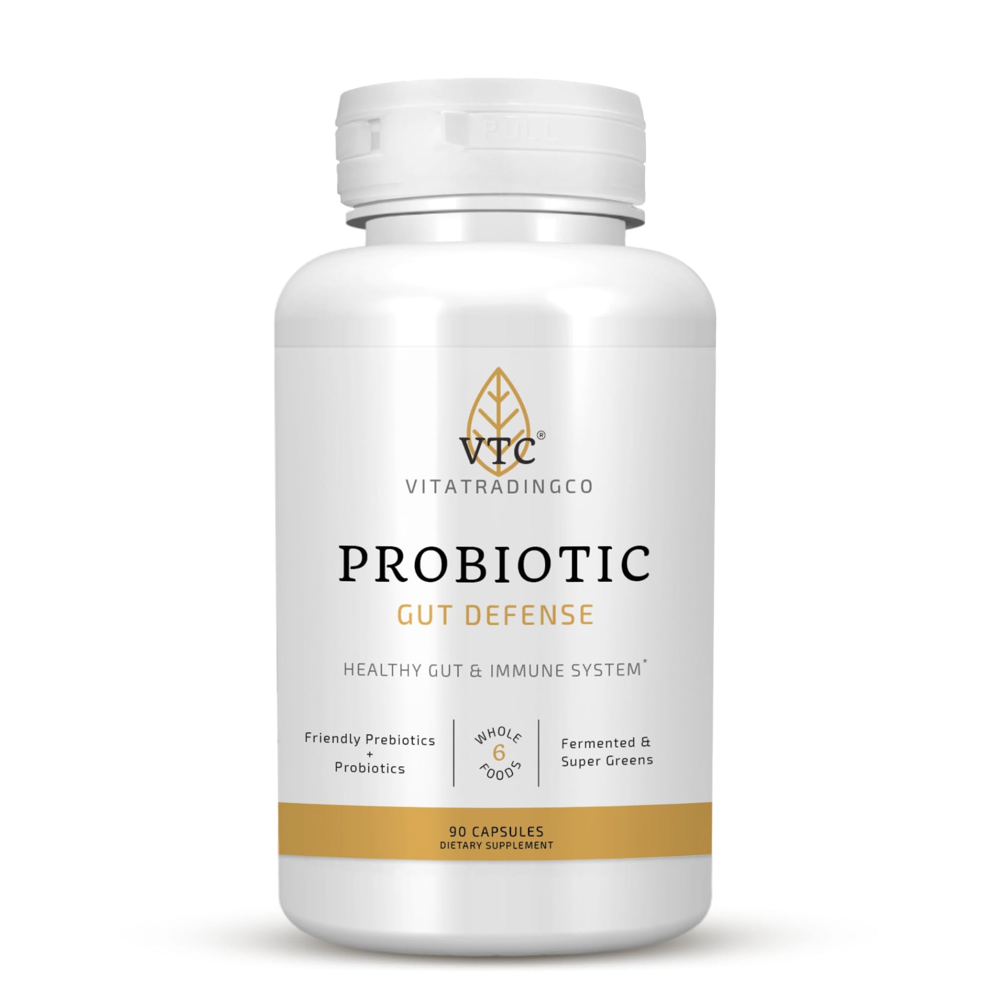 VTC VitaTradingCo. Probiotic Gut Defense Capsules, 90 Count