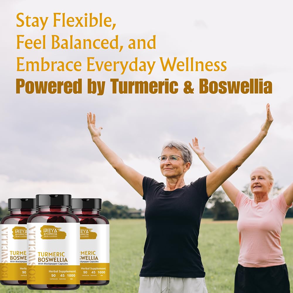 Ireya Ayurveda Boswellia Extract 1000 mg Capsules 90 Count