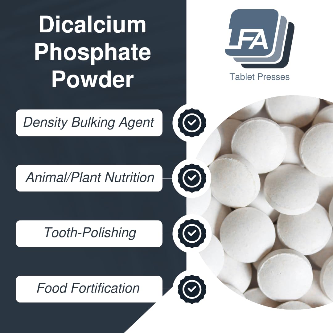 LFA Tablet Presses Dicalcium Phosphate Anhydrous DCP Powder, 881 Ounce