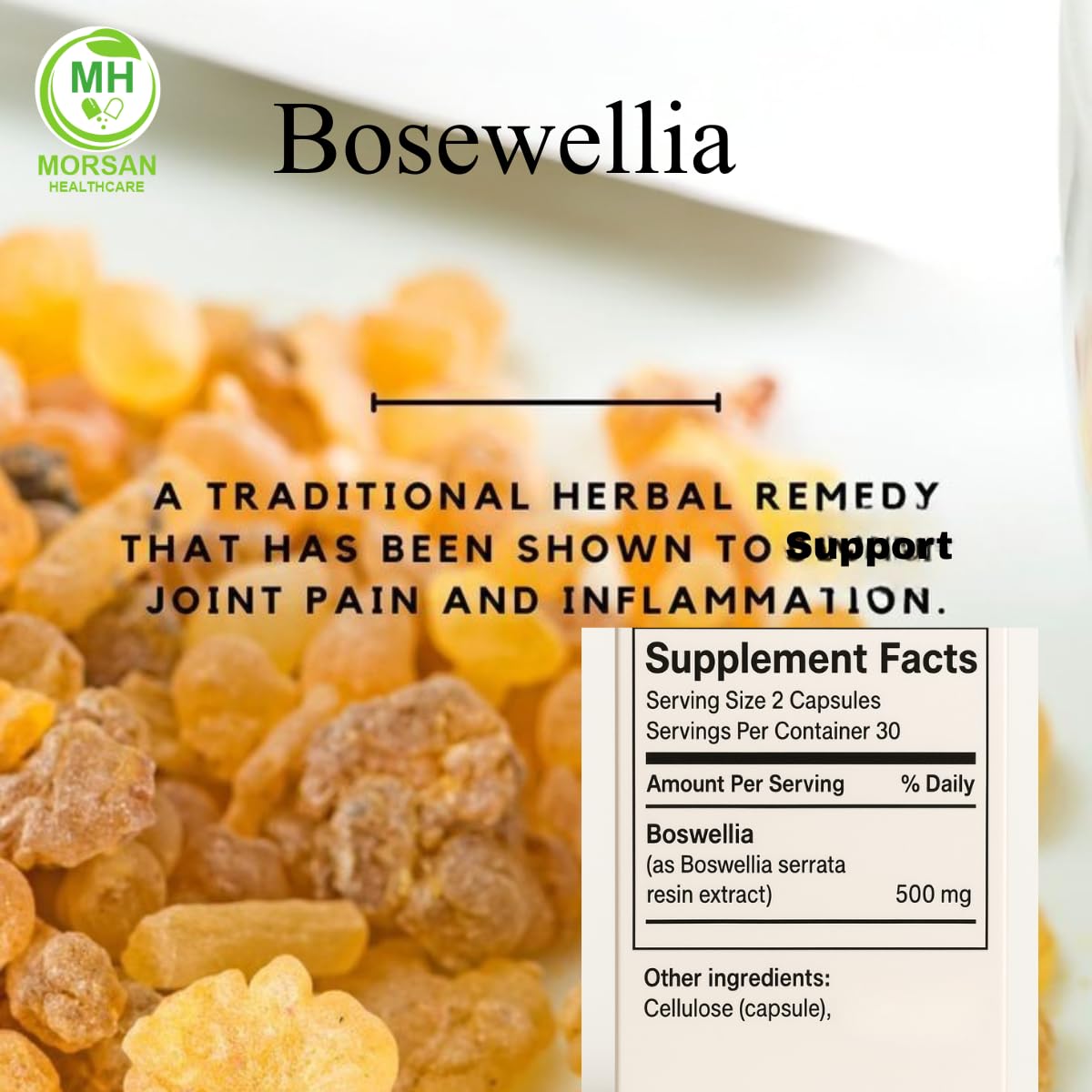 Morsan Healthcare Boswellia Capsules, 60 Capsules