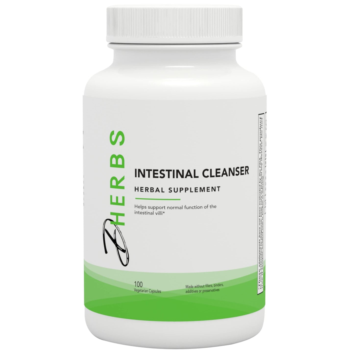 Dherbs Intestinal Cleanser Digestion Supplement 100 Capsules