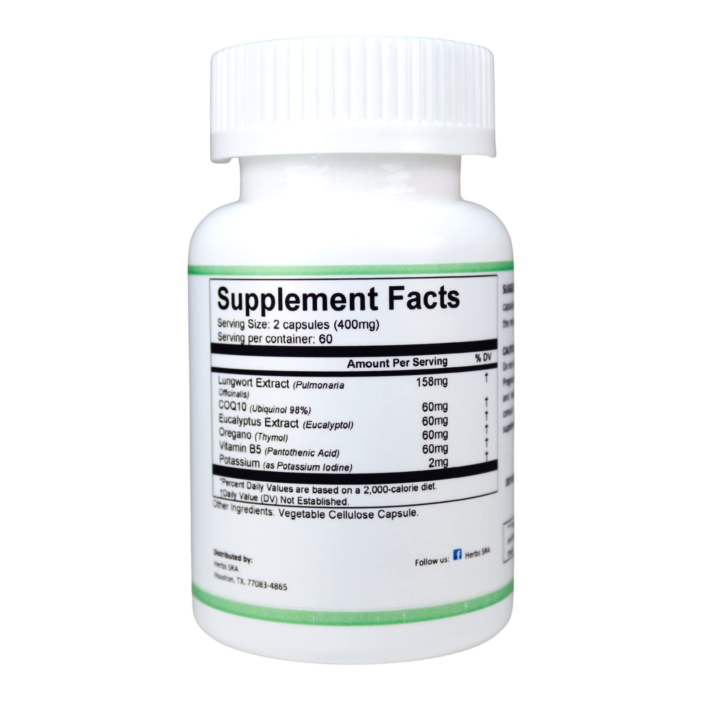 Generic LungCare Respiratory Support Supplement Capsules, 120 Capsules