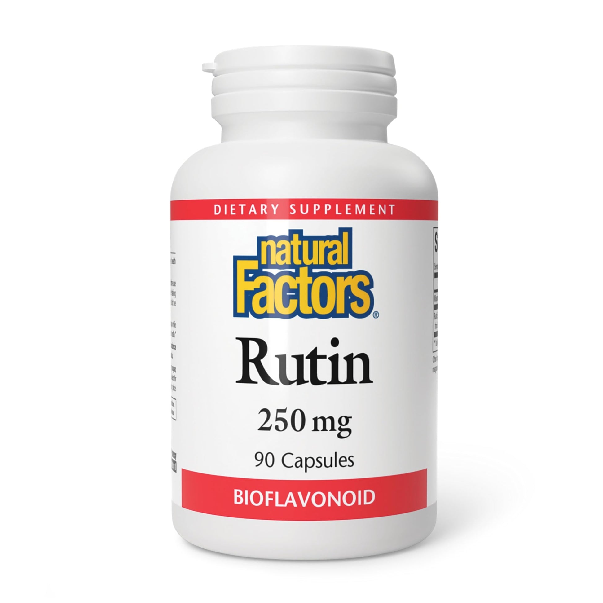 Natural Factors Rutin 250mg, A Citrus Bioflavinoid Capsules, 90 Capsules