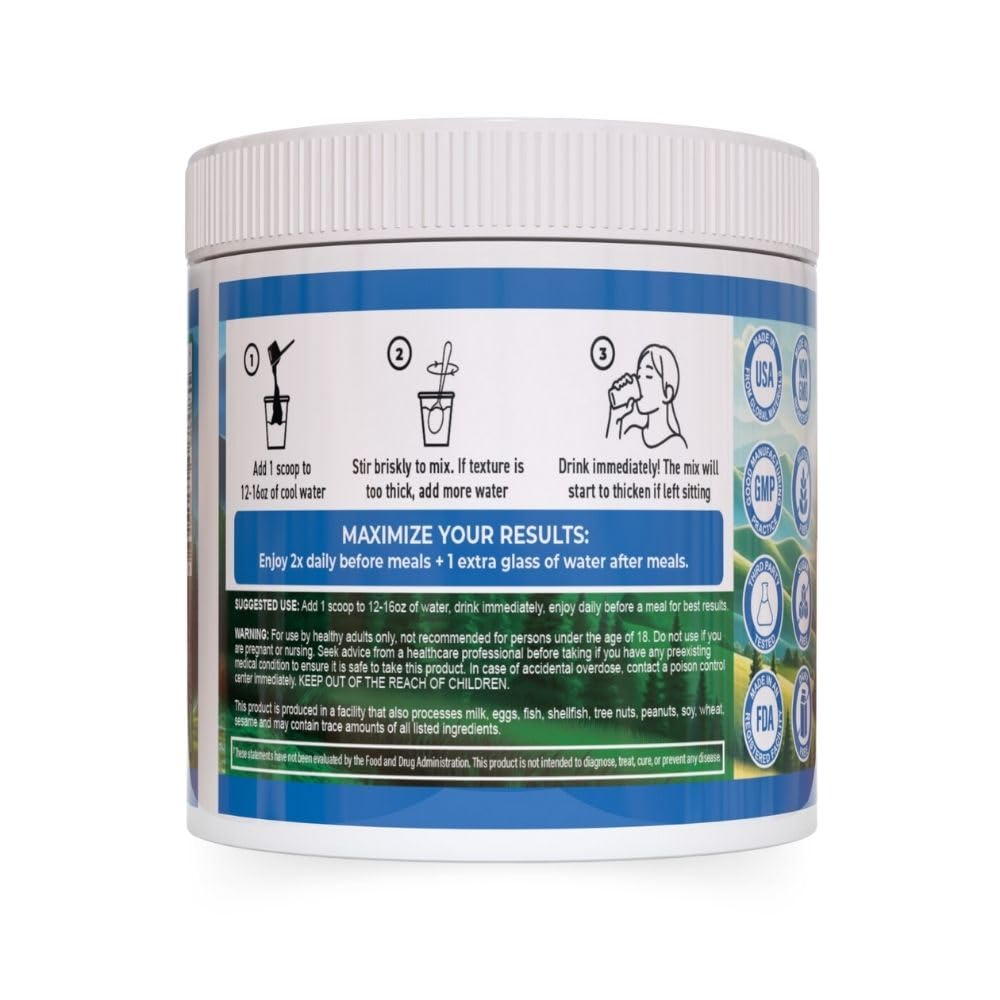 Grow Young Fitness Slim Fiber Supplement Strawberry Fiber Powder 6.13 Ounce