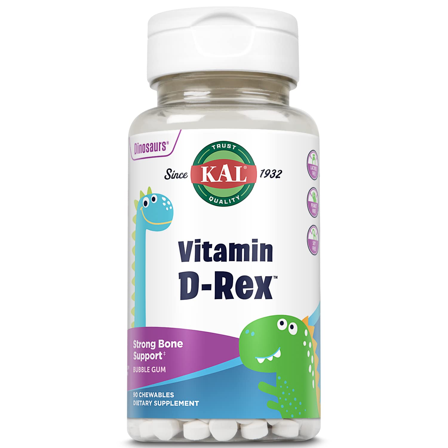 KAL Vitamin D-Rex Chewable 90 Count