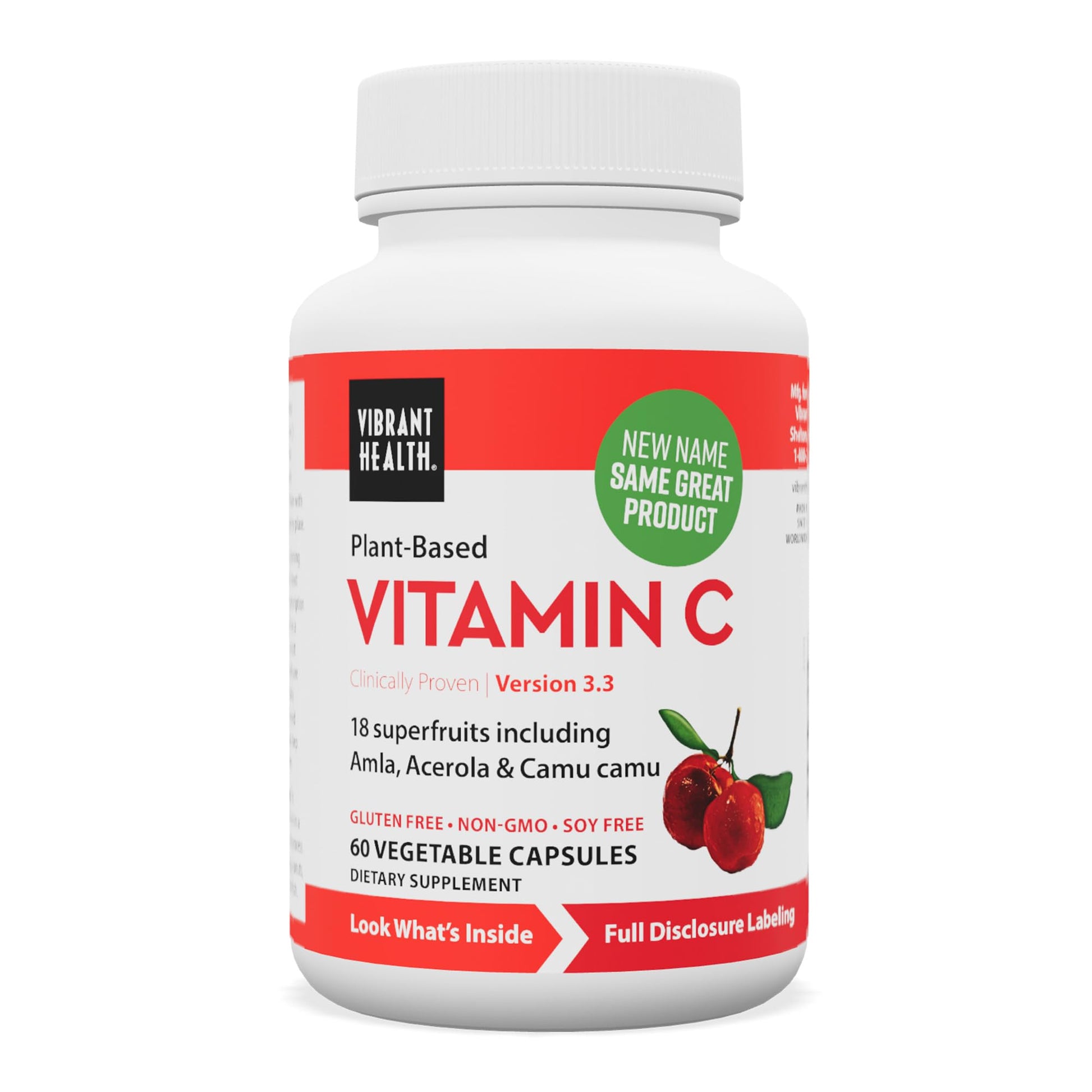 Vibrant Health Super Natural C 120 Mg/1600 Orac Capsules, 60 Count