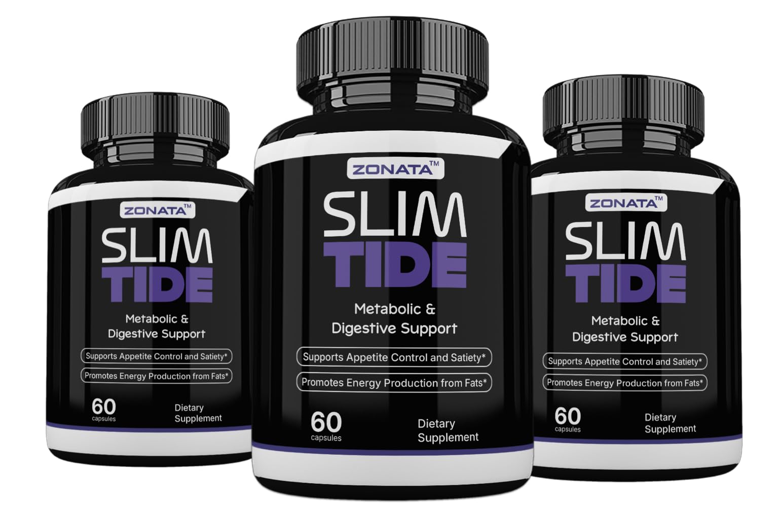 Zonata SlimTide Keto+ Raspberry Advanced Formula Capsules 180 Capsules