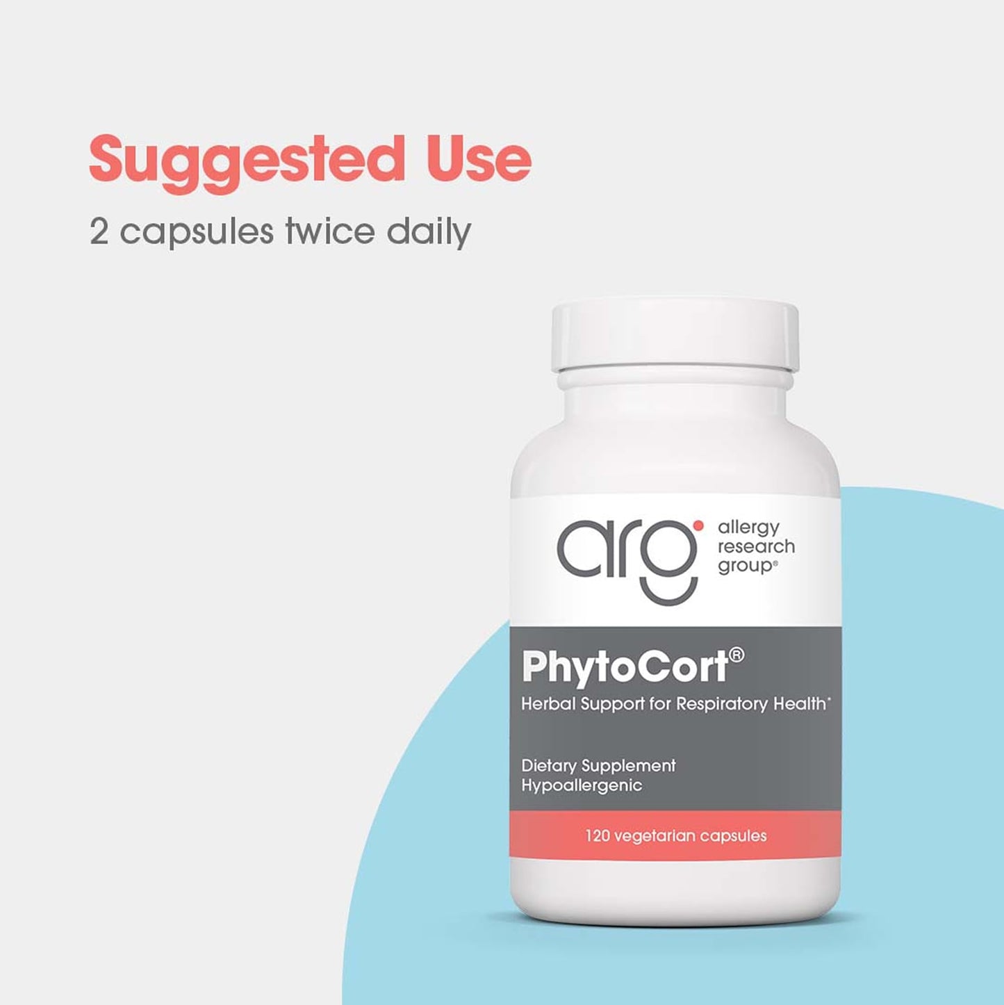 Allergy Research Group PhytoCort Capsule 120 Count