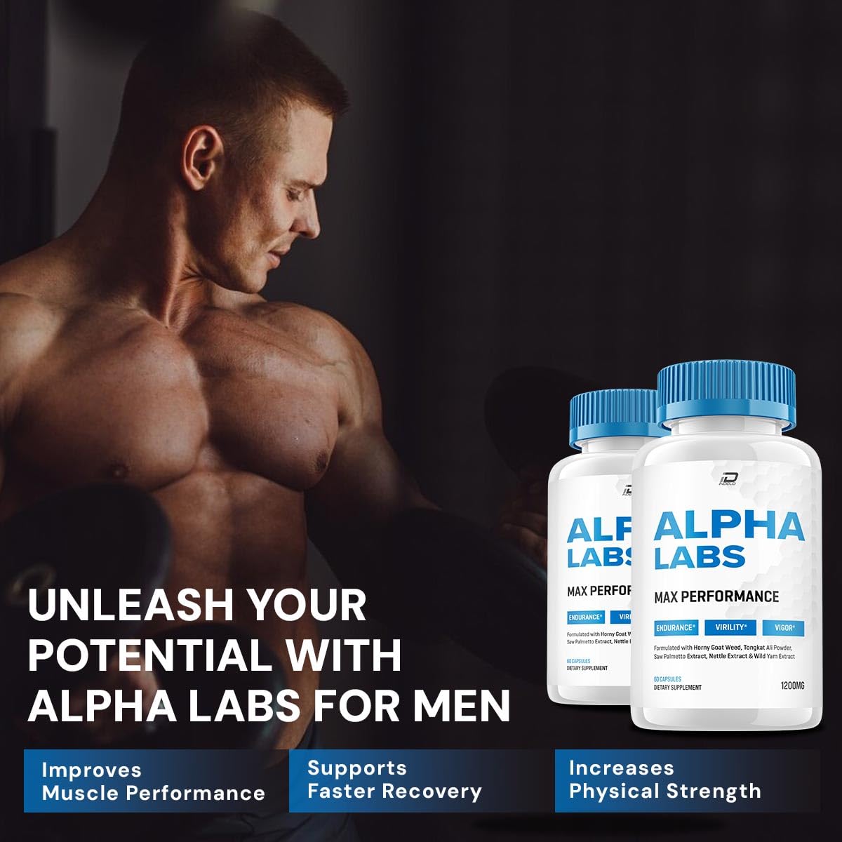 Indelo Alpha Labs for Men 120 Capsules