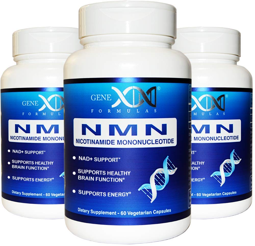 Genex Formulas NMN Supplement 250mg Capsules, 180 Count