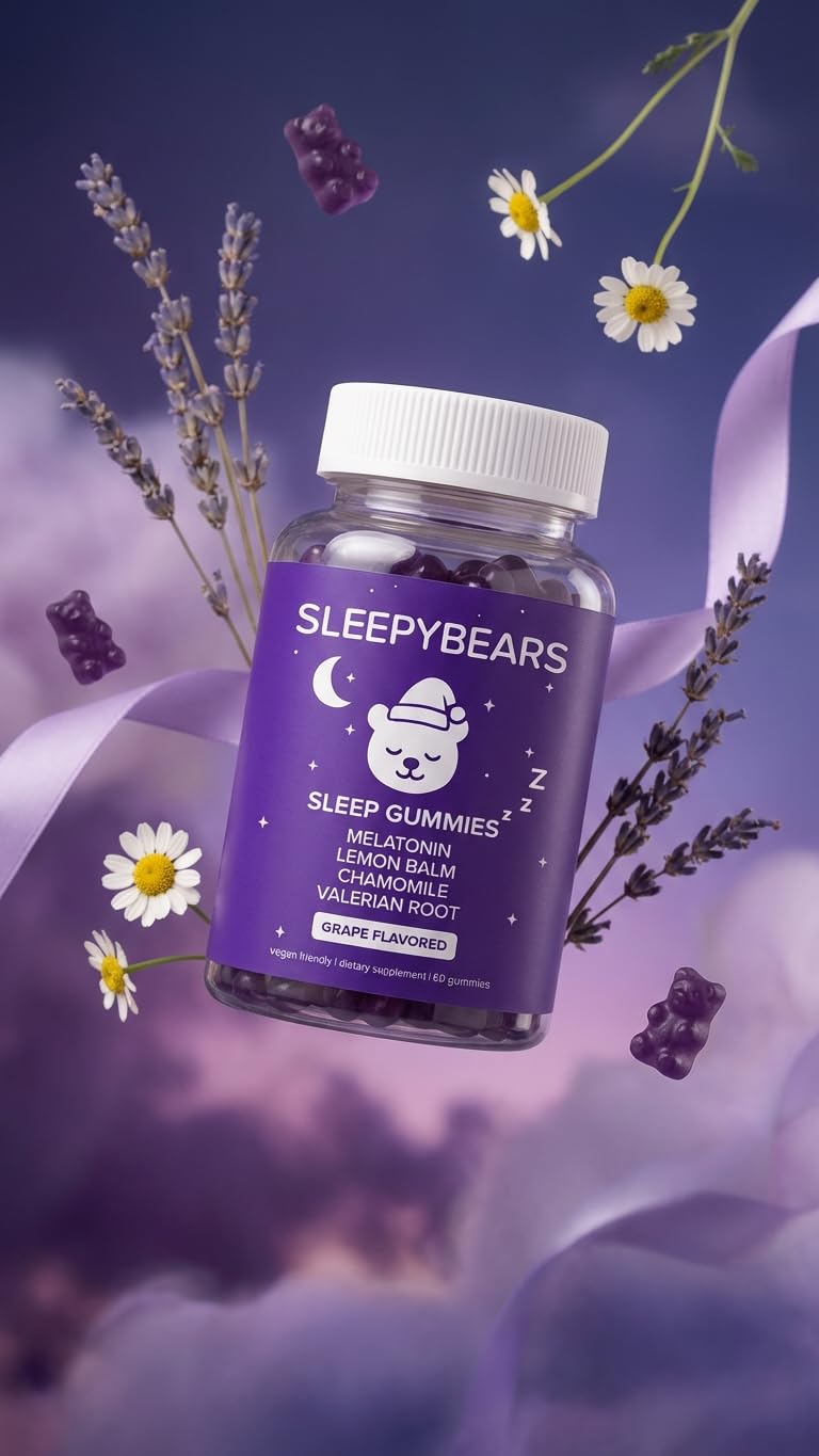 Curvy Body Bears SleepyBears Sleep Gummies, 60 Gummies