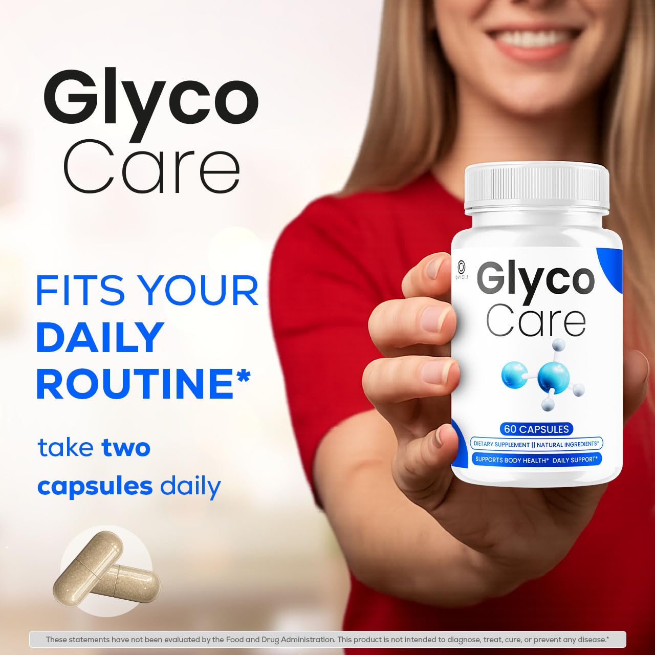 OVICIA Glyco Care Capsules 60 Count