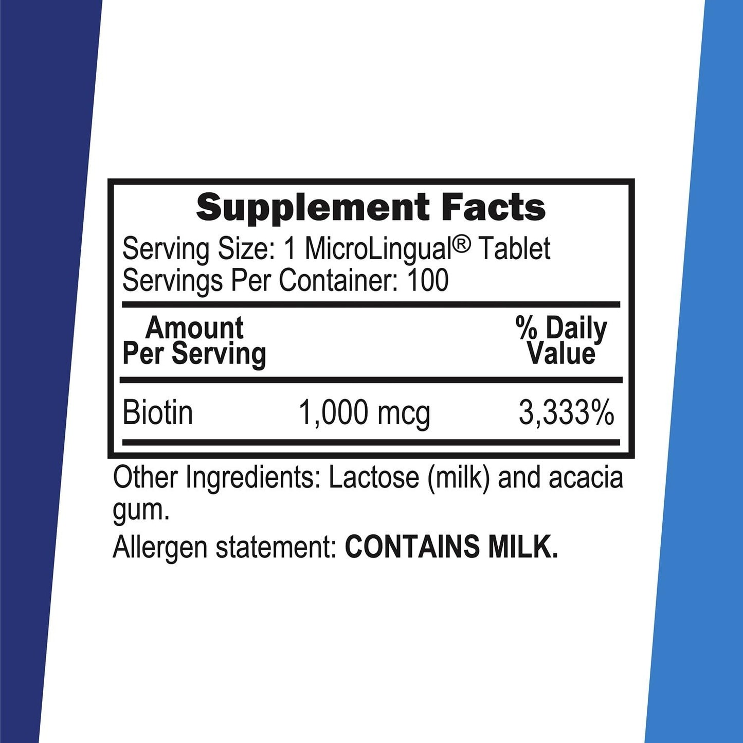Superior Source Biotin 1000 mcg Under The Tongue Quick-Dissolve MicroLingual Tablets, 200 Tablets