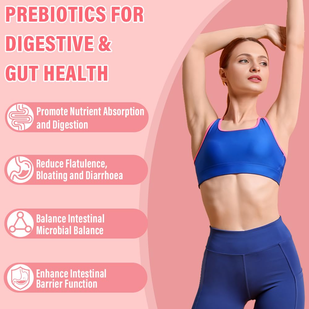 TWOHHACC Probiotics for Women PH Balance Digestive Urinary 5 Billion CFU 4 Strains Promote Healthy Vaginal Odor and Vaginal Flora 60 Capsules