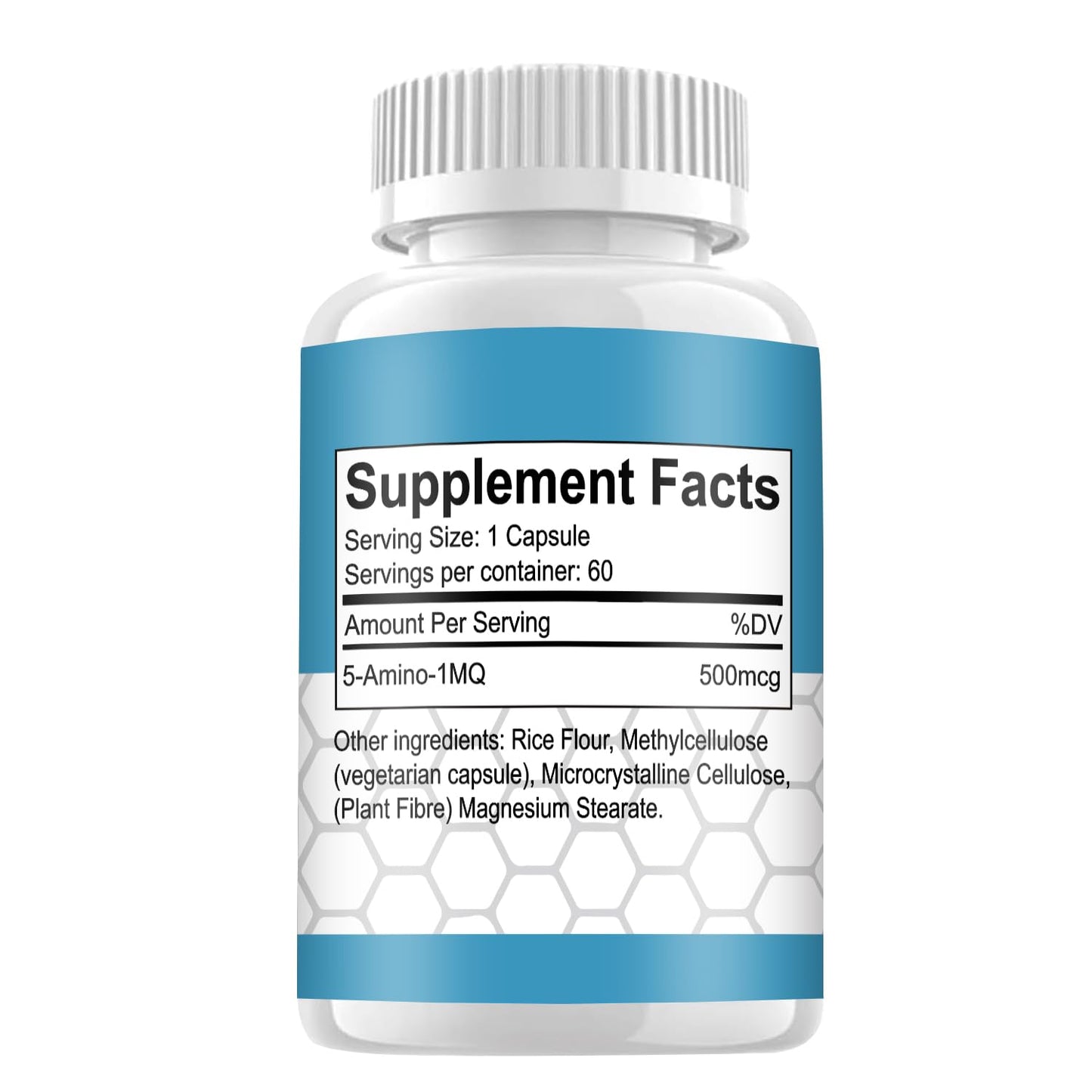 Generic 5 Amino 1mq Supplement Capsules 500MCG, 60 Count