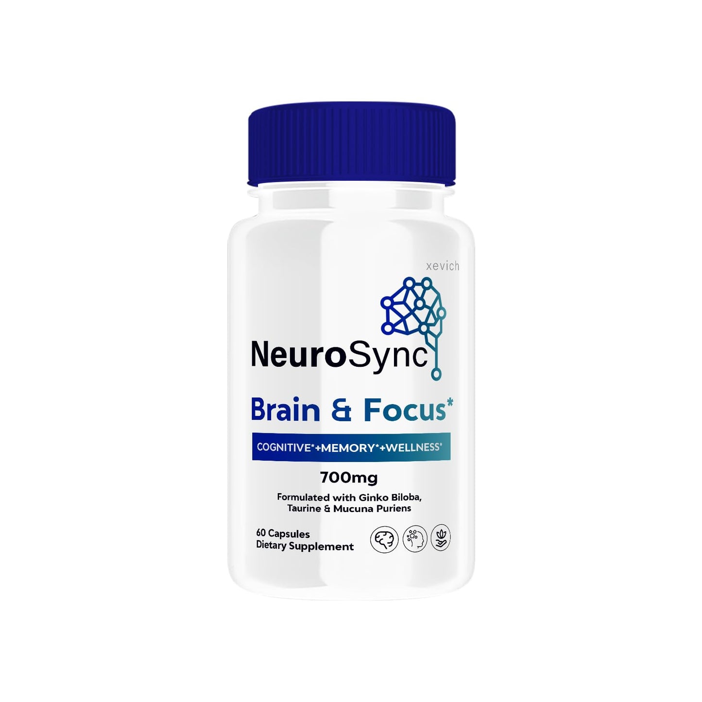 Xevich NeuroSync Pill Supplement Capsule, 60 Capsules