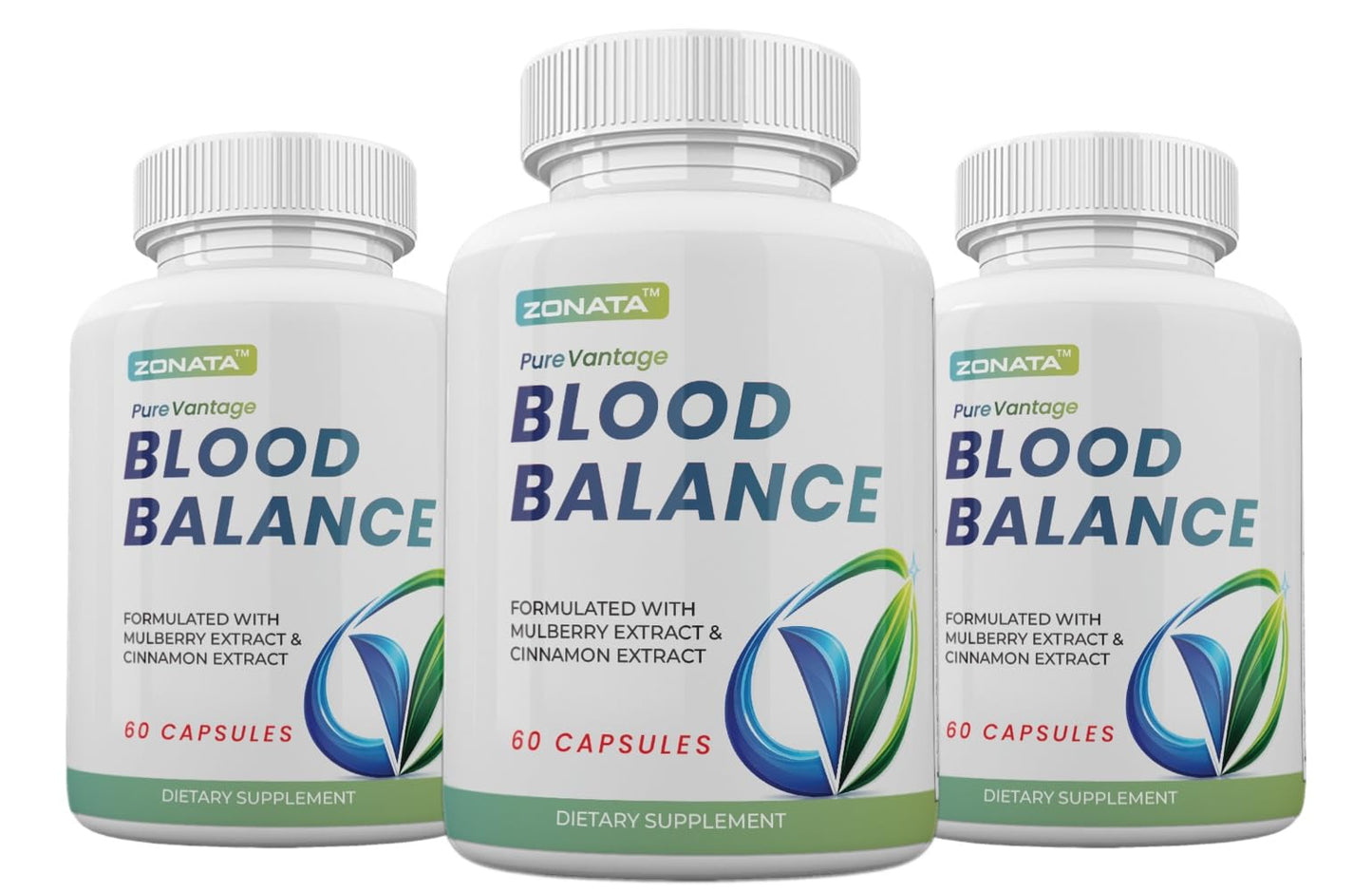 Zonata Pure Vantage Blood Balance Blood Support Premium Formula Capsules 180