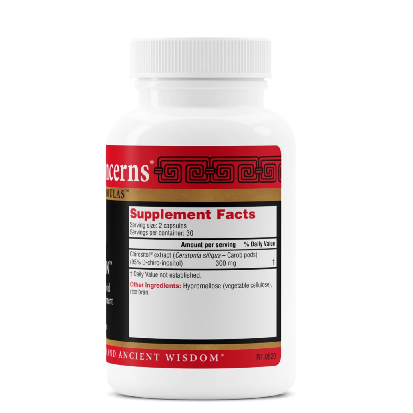Health Concerns D-Chiro Inositol Capsule Supplement, 60 Capsules