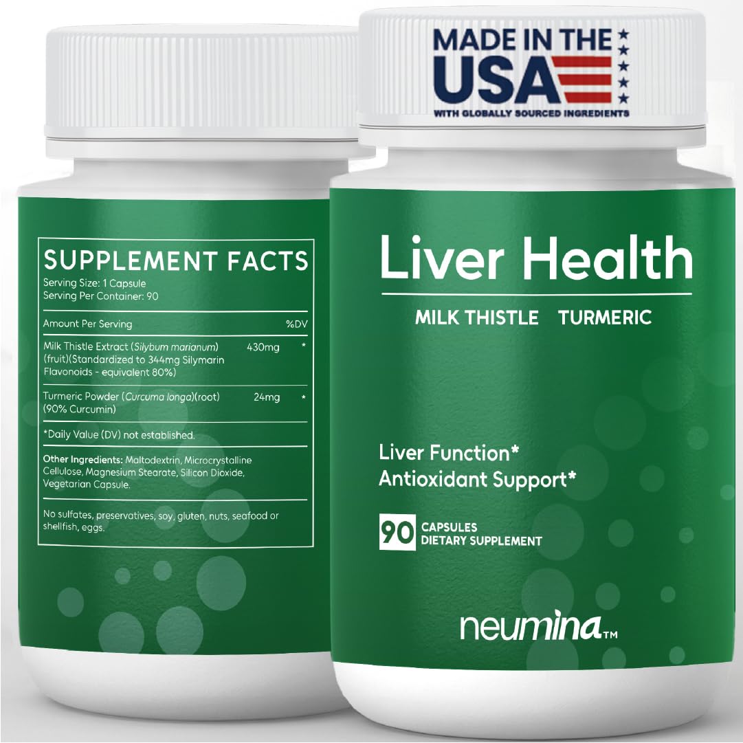 NEUMINA Men's Liver Health Complex Capsules 90 Count