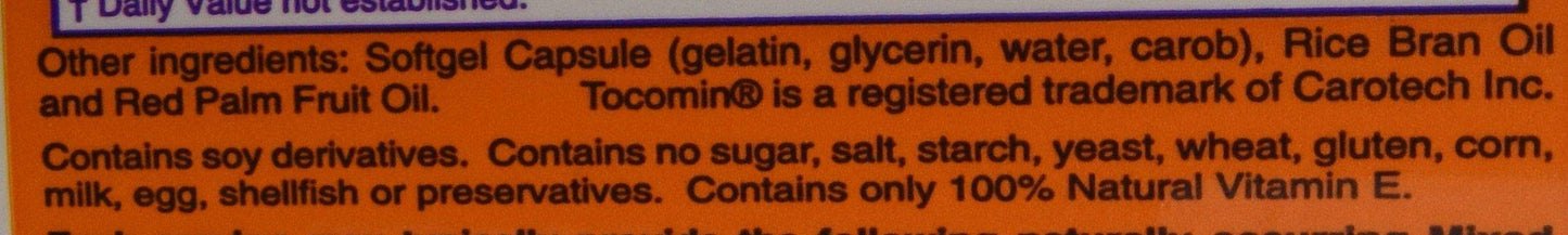 NOW Foods Advanced Gamma E Softgels 120 Count