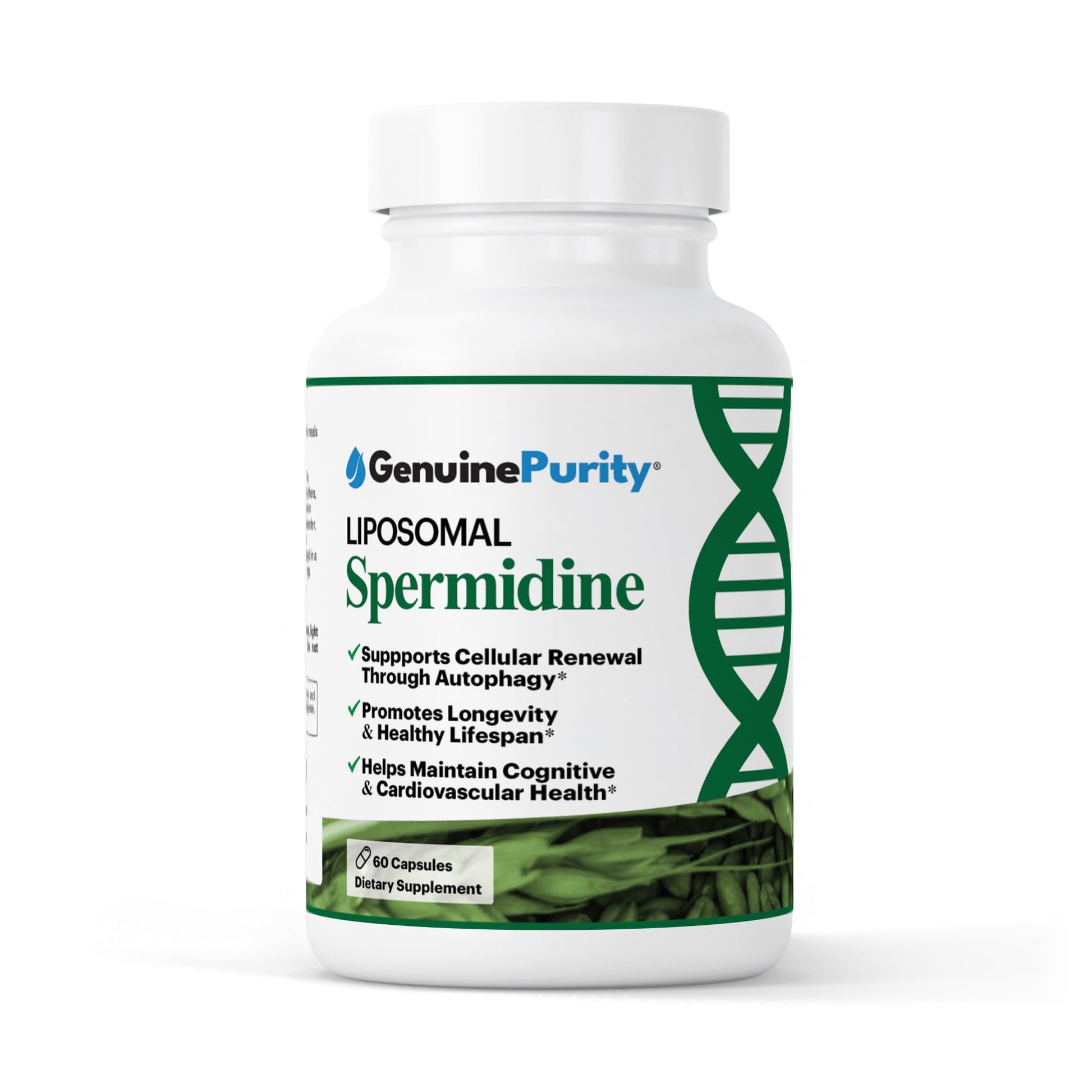 GenuinePurity Liposomal Spermidine 8mg Supplement Capsule 60 Capsules