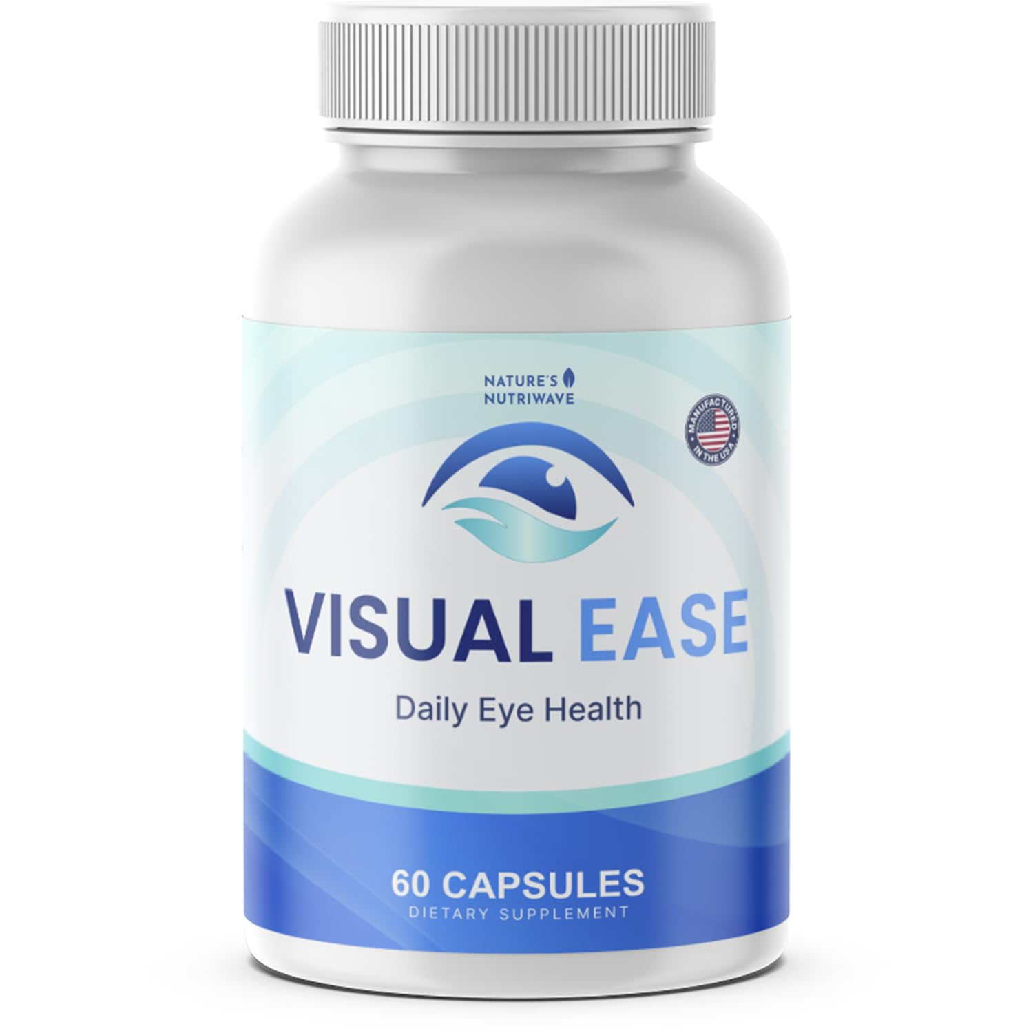 Nature’s NutriWave Visual Ease – Lutein, Zeaxanthin & Bilberry 60 Capsules
