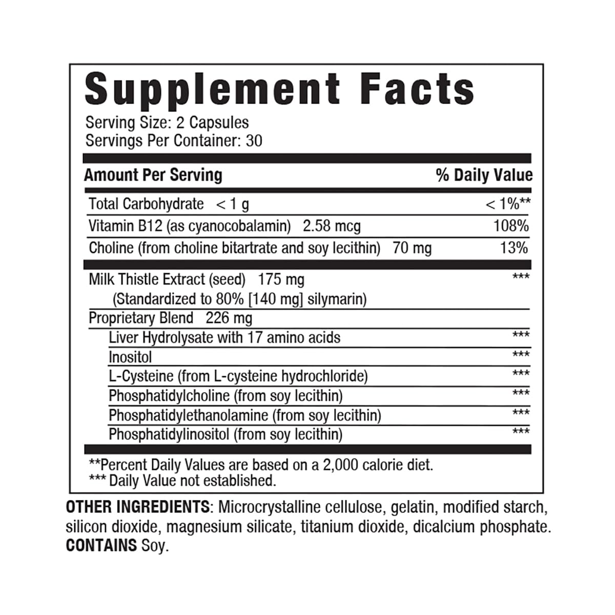 LIVERITE Liver Aid with Milk Thistle Capsules, 60 Count