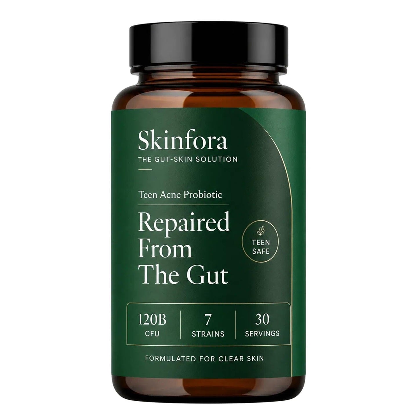 Golden Dunes Skinfora Gut Skin Probiotic Supplement Capsule, 60 Capsules