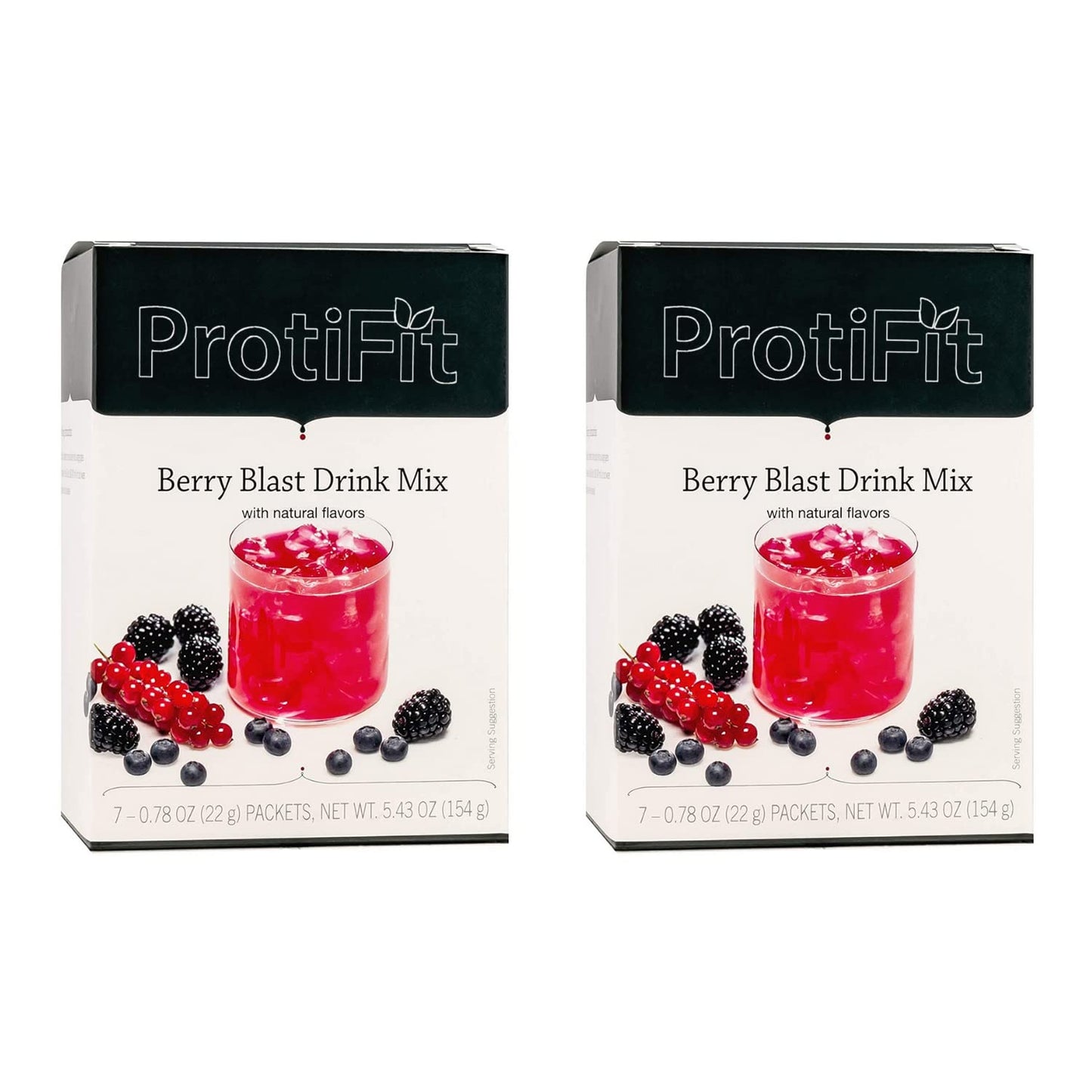 ProtiFit High Protein Berry Blast Fruit Drink Powder, 0.776 oz (Pack of 2)