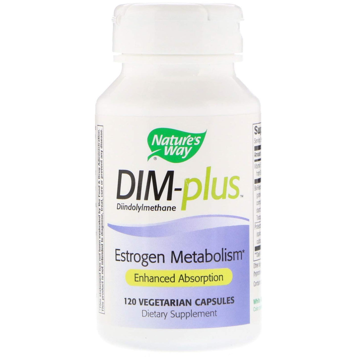 Nature's Way DIM-Plus Estrogen Metabolism Capsules, 240 Capsules
