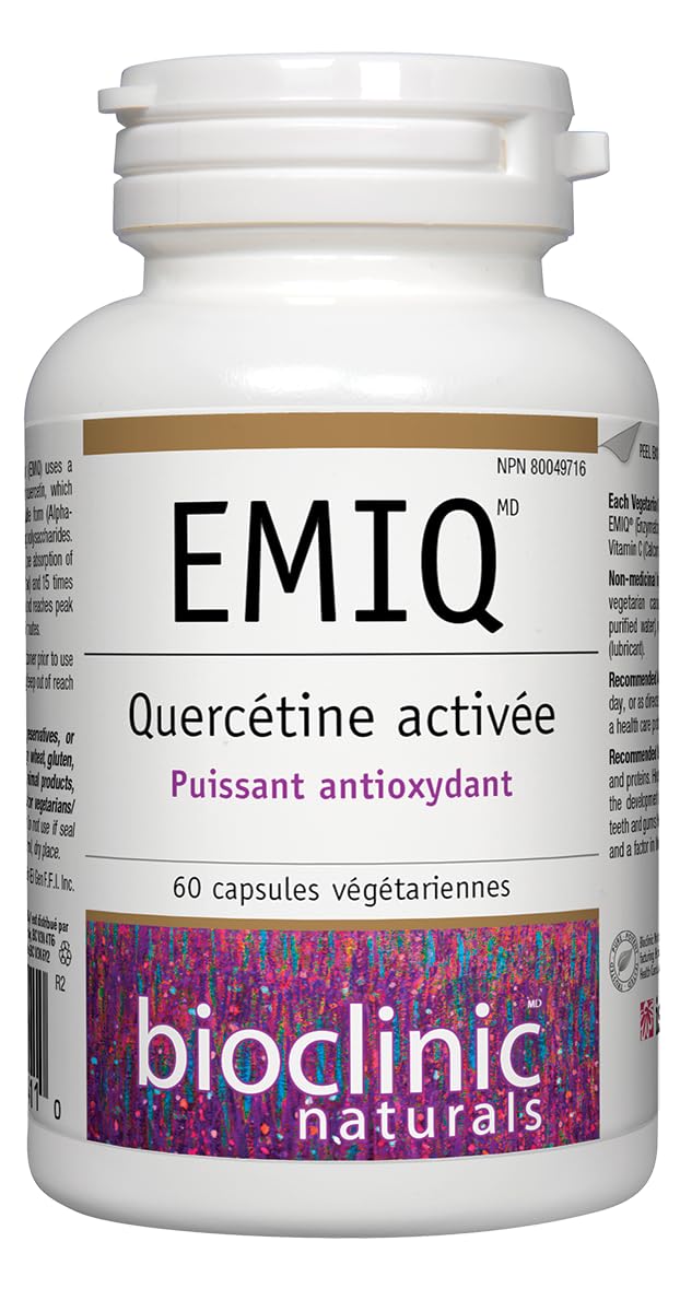 Bioclinic Naturals EMIQ Activated Quercetin Capsule 60 Count