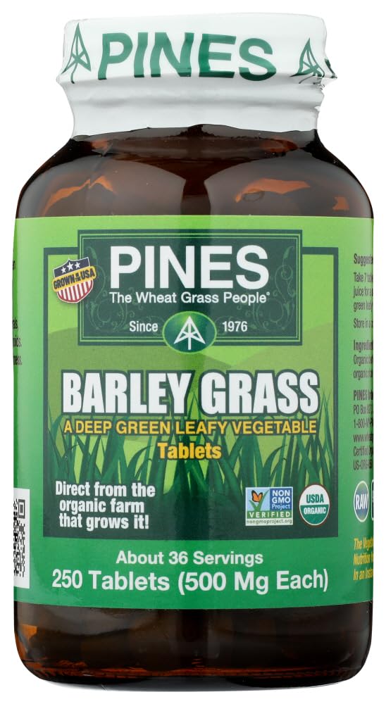 Barley Grass 500 mg, 250 Tablets