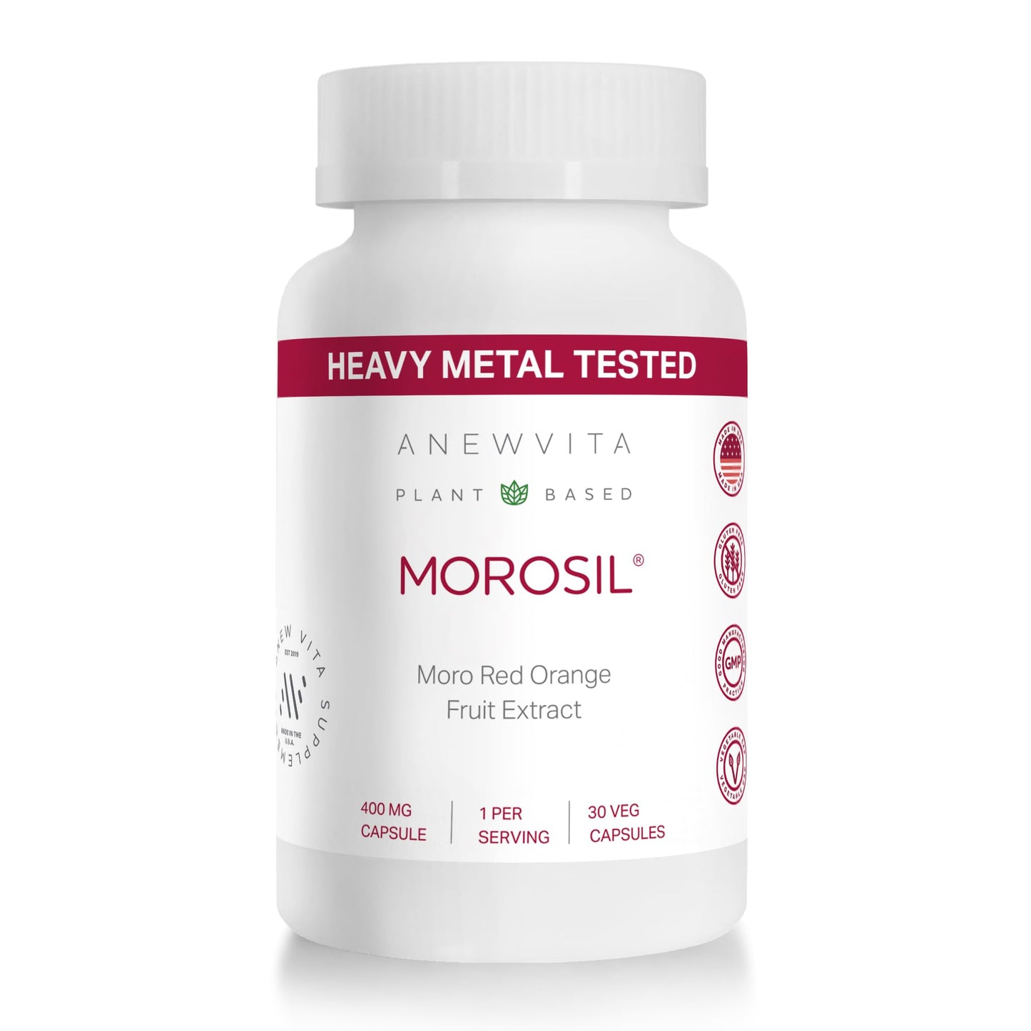 Anew Vita Morosil Moro Red Orange Extract Capsule, 30 Capsules
