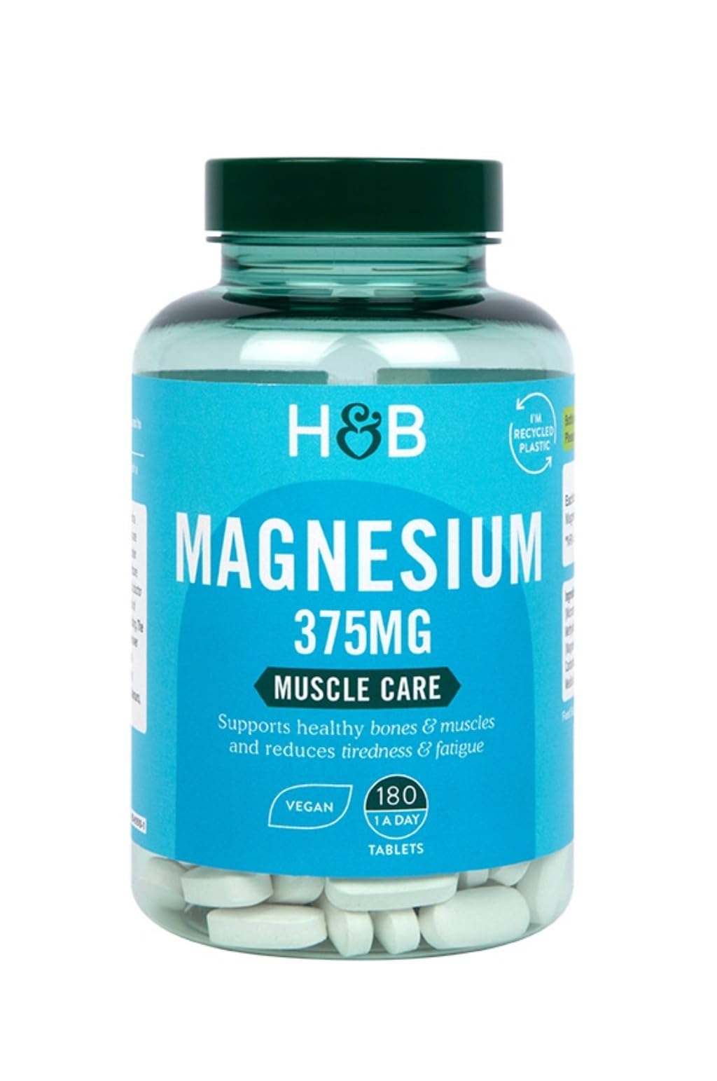 Generic Holland and Barrett Magnesium 375mg Tablets, 180 Tablets