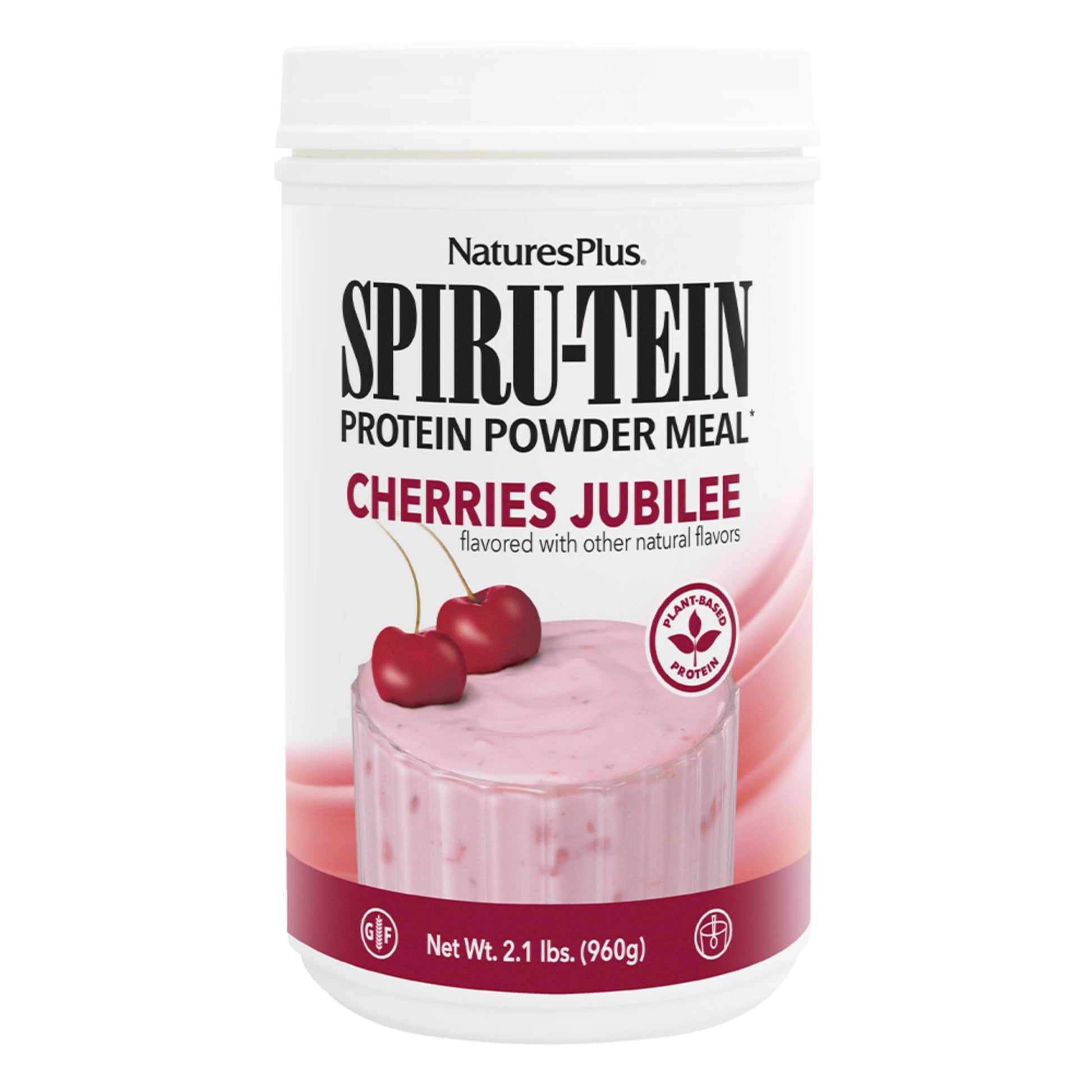 NaturesPlus SPIRU-TEIN Cherries Jubilee Powder 33.6 oz